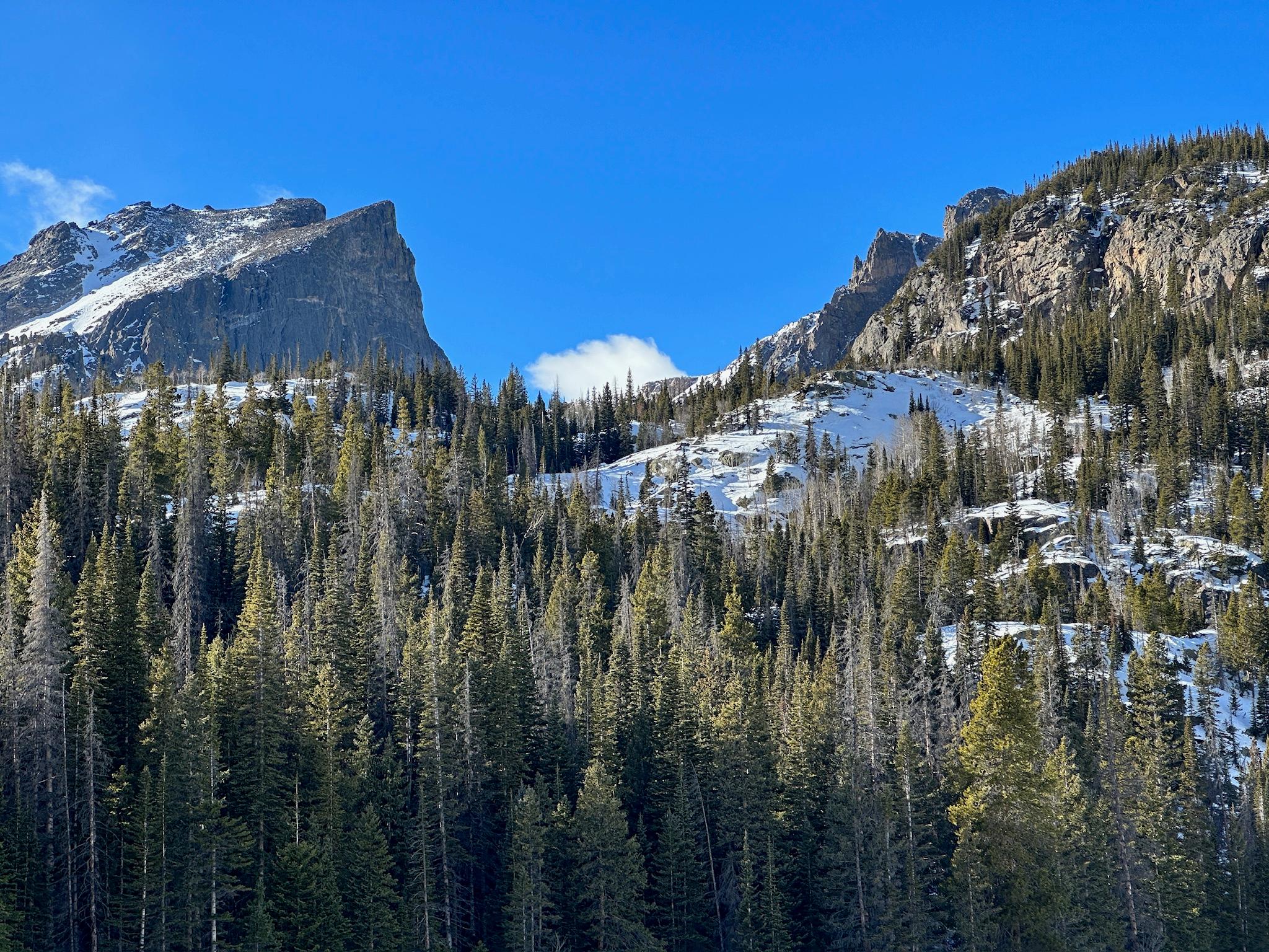 Rocky Mountain National Park landscape background
